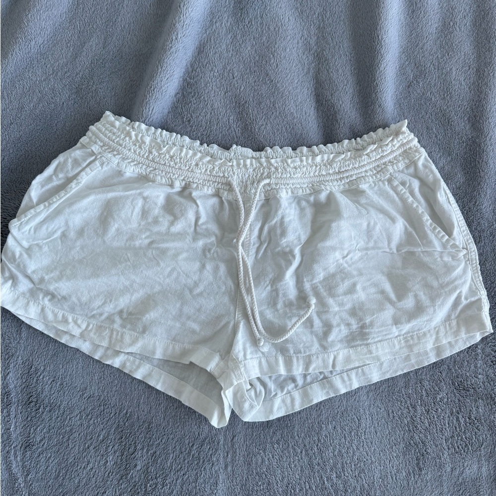 SALT LIFE LINEN BLEND BEACH SHORTS